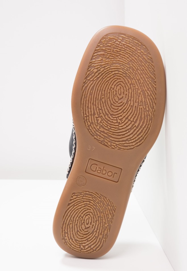 Gabour | Exclusive Sandales à Barre En T Bleu Nuit